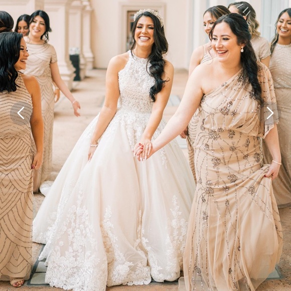 Adrianna Papell Dresses & Skirts - PLUS SIZE Adrianna Papell one shoulder gown
